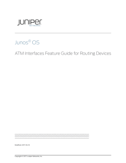 Junos&reg; OS ATM Interfaces Feature Guide for