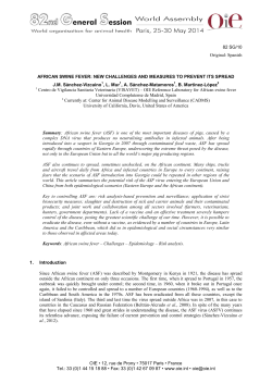 New challenges and measures to prevent its spread