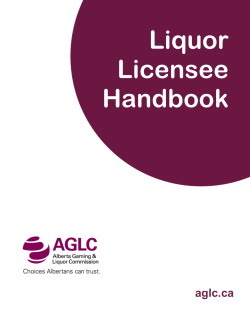 Liquor Licensee Handbook