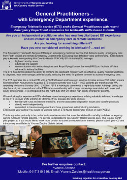 General Practitioners - WA Country Health Service