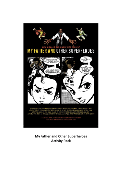 My Father and Other Superheroes Activity Pack