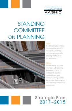 SCOP - Standing Committee on Planning