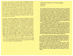 On Locke`s Limited Government