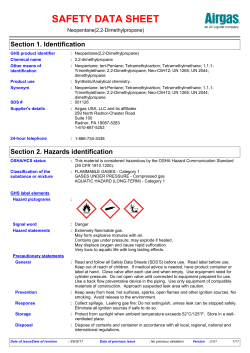safety data sheet