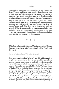 Globalization, Cultural Identities, and Media