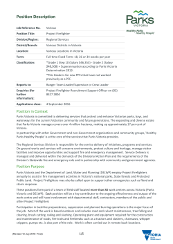 Position Description - Vacancies