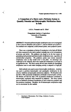 A Comparison of a Slurry and a Perfusion System to Quantify