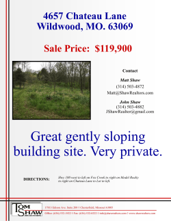 Great gently sloping building site. Very private.