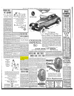 Salt Lake Tribune, The, Thursday, November 04