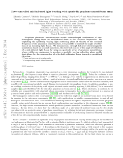 Gate-controlled mid-infrared light bending with aperiodic graphene