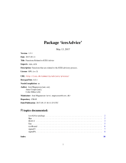 Package `icesAdvice`