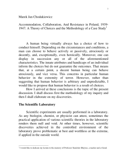 Accommodation, Collaboration, And Resistance