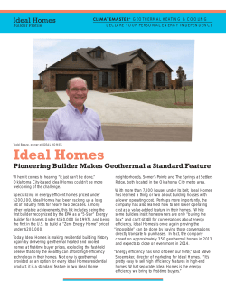 Ideal Homes - ClimateMaster