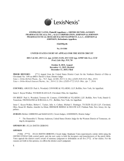 STEPHANIE YATES v. ORTHO-MCNEIL