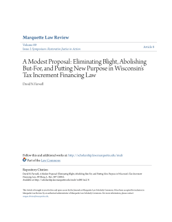 a modest proposal: eliminating blight, abolishing but