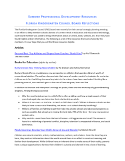 Summer Professional Development Resources....brought to you