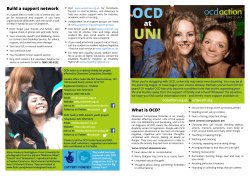 Obsessive Compulsive Disorder