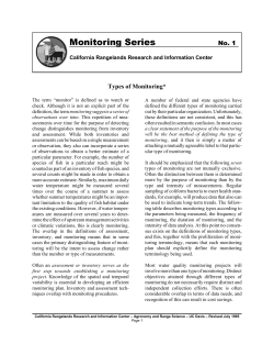 pdfTypes of Monitoring - UC Cooperative Extension