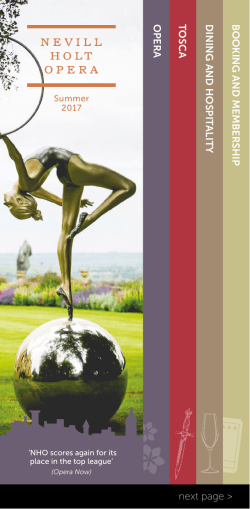 DOWNLOAD our SEASON BROCHURE