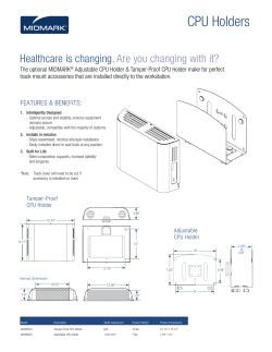 CPU Holders