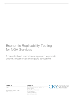 Economic Replicability Testing for NGA Services