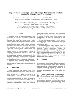 High Resolution Microscopic Optical Mapping of Anatomical and