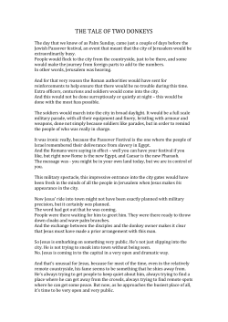 the tale of two donkeys