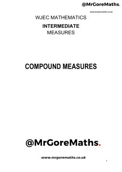 compound measures