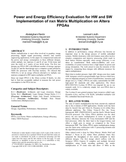 Power and Energy Efficiency Evaluation for HW and SW
