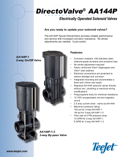 LI-TJ110 144P Solenoid Boom Valves