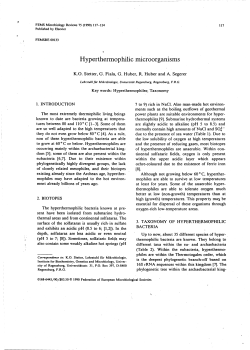 Hyperthermophilic microorganisms