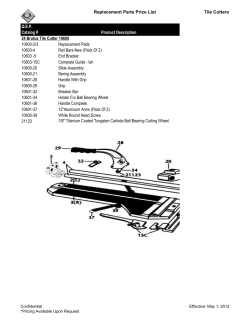 QEP Catalog # Product Description 24 Brutus Tile