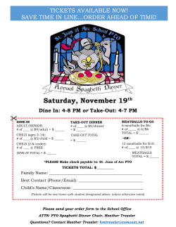 Tickets Available now! Save time in line&hellip;order ahead of time!