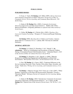 Michelle Dunlap Publications