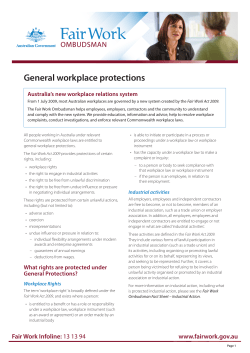 Protections at work (PDF 292.3KB)