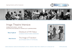 Disclosure of HIV Status explored through The Image of Transition