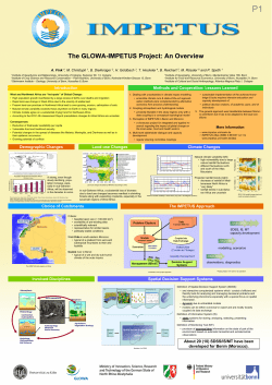 Climate Change Scenarios for Northwest Africa from the Continental