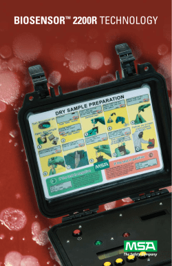 biosensor&trade; 2200r technology