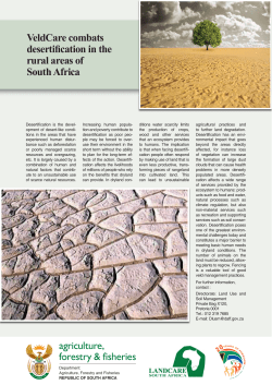 Desertification