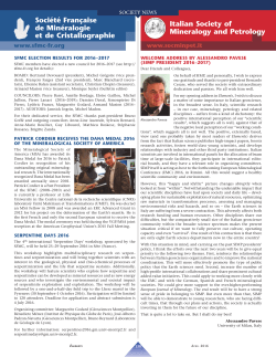 Italian Society of Mineralogy and Petrology