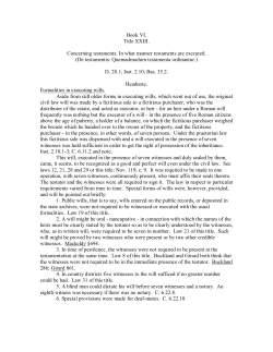 Book VI. Title XXIII. Concerning testaments: In what manner
