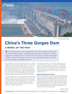 China`s three gorges Dam