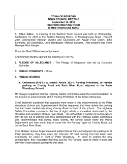 Minutes - Bedford, NH