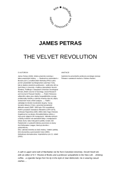 The Velvet Revolution / SOK