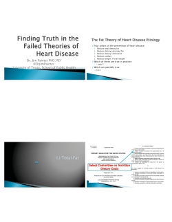 Failed Theories of Heart Disease | James Painter, PhD, RD
