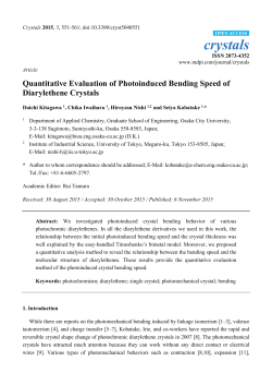 Quantitative Evaluation of Photoinduced Bending Speed of