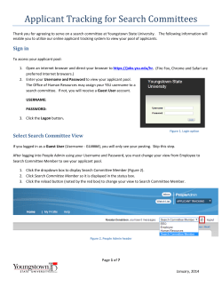 Applicant Tracking Instruction Booklet