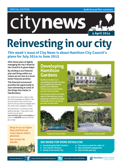 Draft Plan 2014 Web - Hamilton City Council
