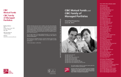 CIBC Mutual Funds - PC Financial Chequing and Savings Accounts