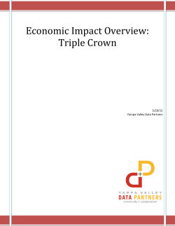 Economic Impact Overview of Triple Crown by YVDP
